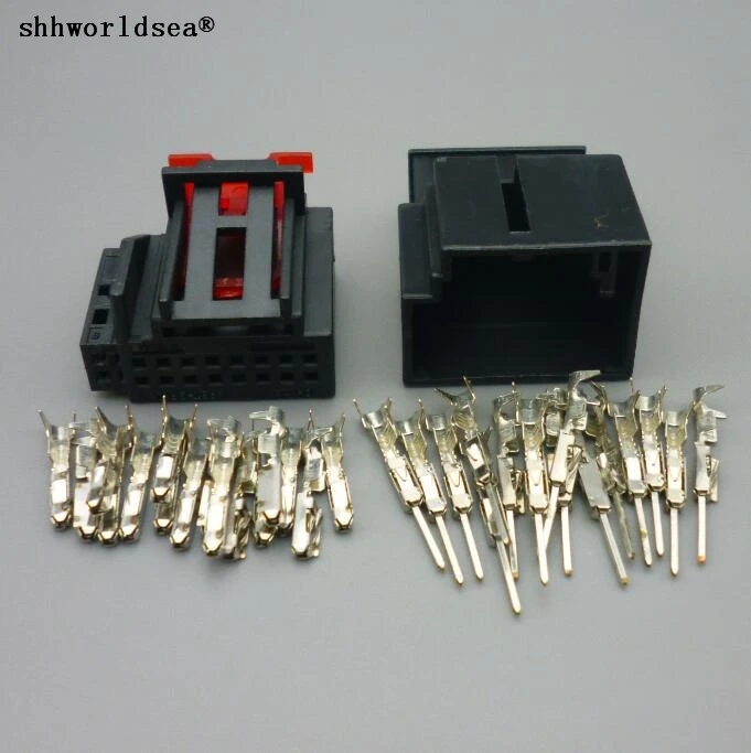Worldgolden 16 Pin 1K0972928 1K 0 972 928 Weiblich Männlich Auto Klimaanlage Control Panel Stecker Rückspiegel Buchse Für VW