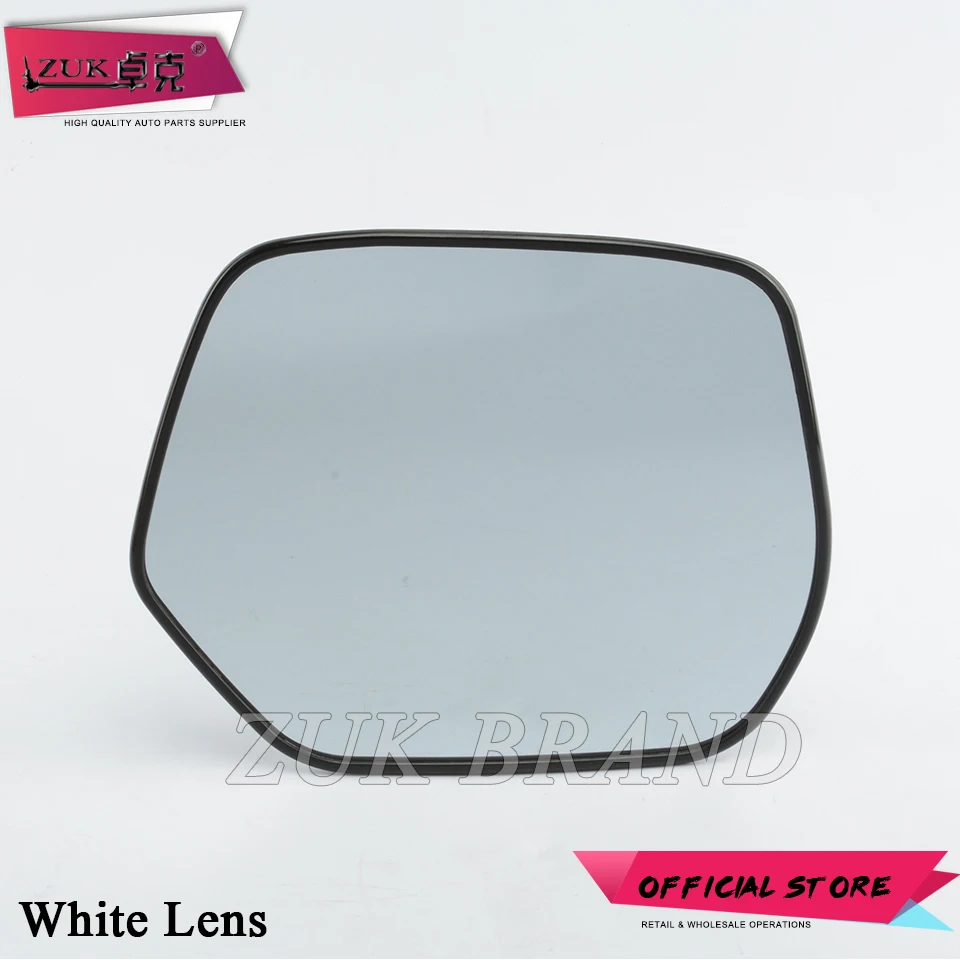 ZUK White Blue Lens With Heated Exterior Rearview Side Mirror Glasses For HONDA CRV CR-V 2007 2008 2009 2010 2011 RE
