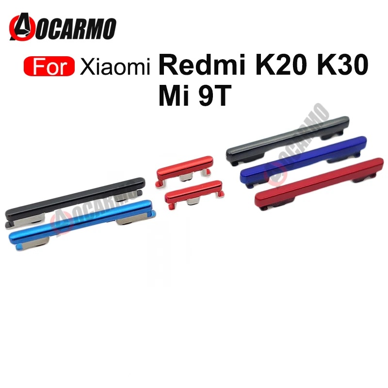 

For Xiaomi Redmi K20 K30 Volume Up Down Power On Off Side Key Button For Xiaomi Mi 9T Replacement Repair Parts