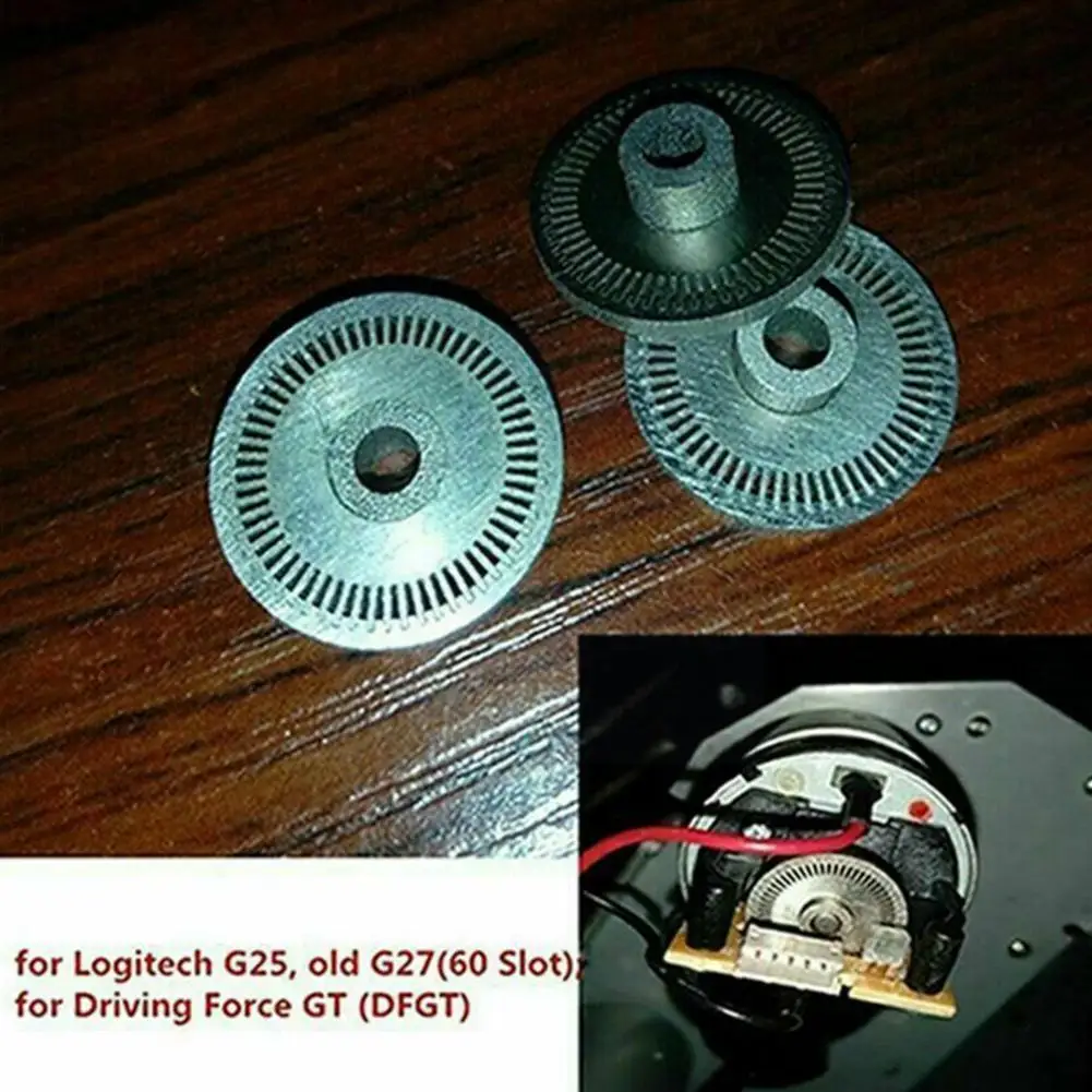 60 Slot Steering Wheel Optical Encoder untuk Logitech G25 Old G27(60 Slot) Steel Driving Force GT (DFGT) Racing Car Game