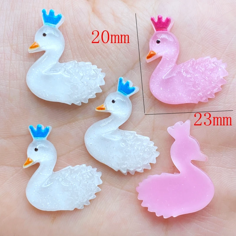 20Pcs New Cute Mini Cartoon Animals Flat Back Resin Cabochons Scrapbooking DIY Jewelry Craft Decoration Accessorie Q31