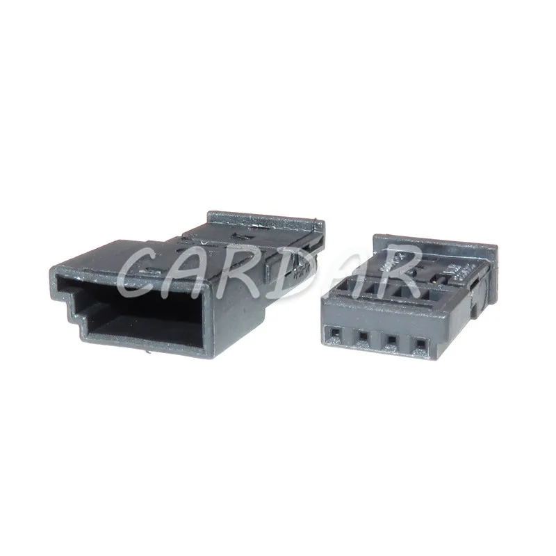 Enchufe de lámpara de ambiente de coche, conector automotriz para grabadora de coche VW y BMW, 4 pines, 968813-1 0-1452576-1, 1 Juego