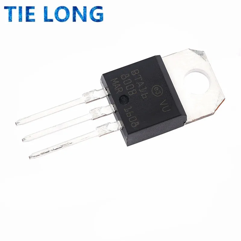 10pcs BTA16-800B TO-220 BTA16-800 800V 16A BTA04-800B BTA06-800B BTA10-800B BTA10-800C BTA12-800B BTA12-800C BTA24-800B BTA12