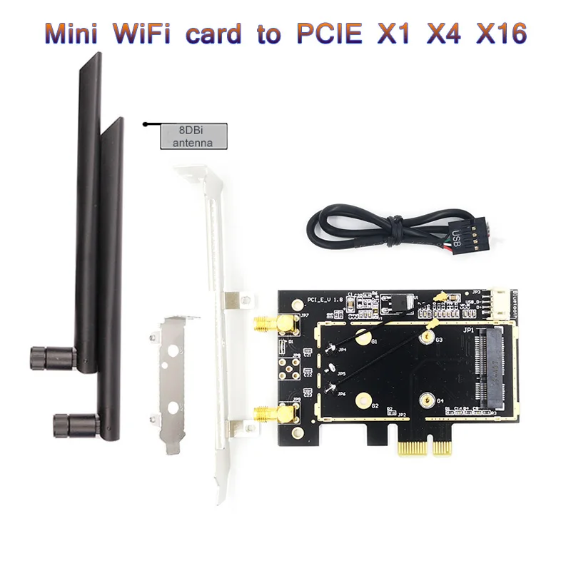 無線lanアダプタpci-e 1Xミニpci express wifi調達者wifi 6ワイヤレスカードサポートbluetooth機能ミニのpcie windows 11