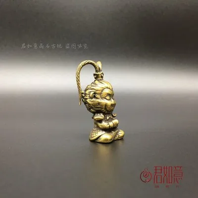 Mini Brass Qitian Dasheng Sun Wukong Sculpture