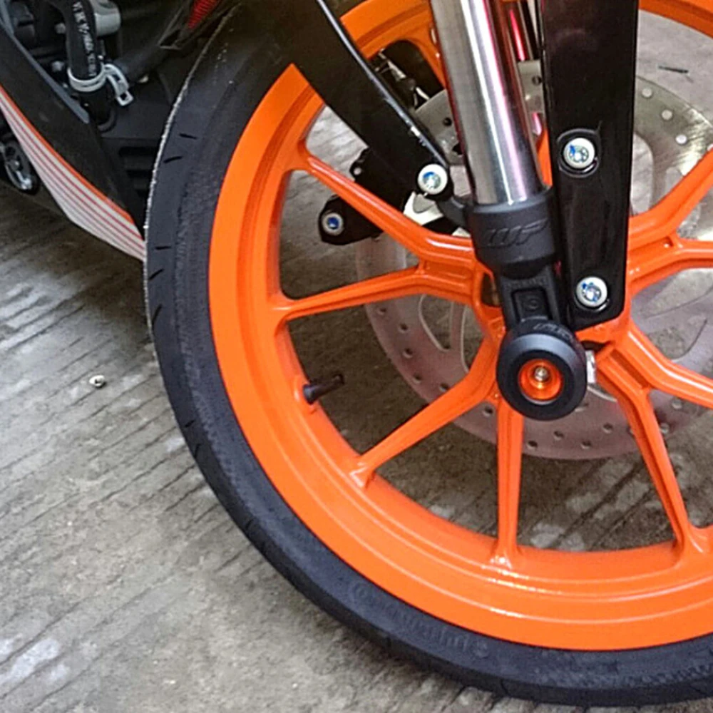 For KTM DUKE RC 390 2014 2015 2016 2018 DUKE 125/200 DUKE 250 2017-2018 Crash Pads Frame Slider Front Rear Fork Frame Sliders