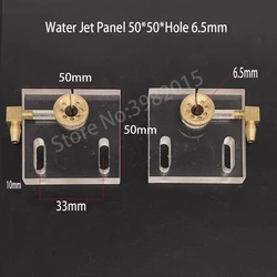 Wire Cut Parts Acrylic Water Jet Panel W50*L50mm*Hole 6.5mm Water Board for WEDM Wire Cutting Machine