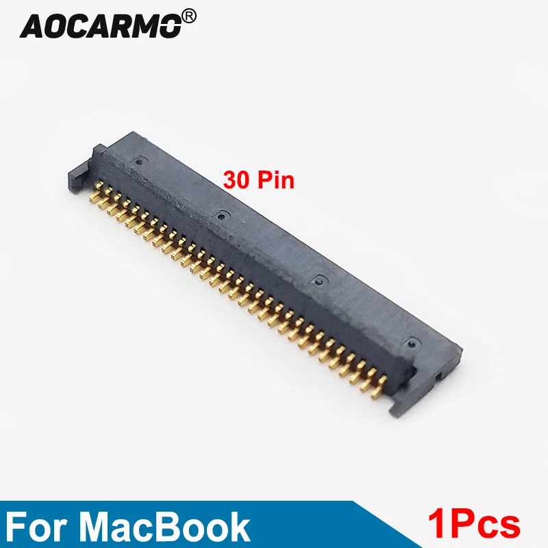 1Pcs FPC Laptop Keyboard Socket Connector 30 Pins Keyboard Line Clip For Laptop MacBook A1342 A1278 A1286 A1297 2009-2012Year