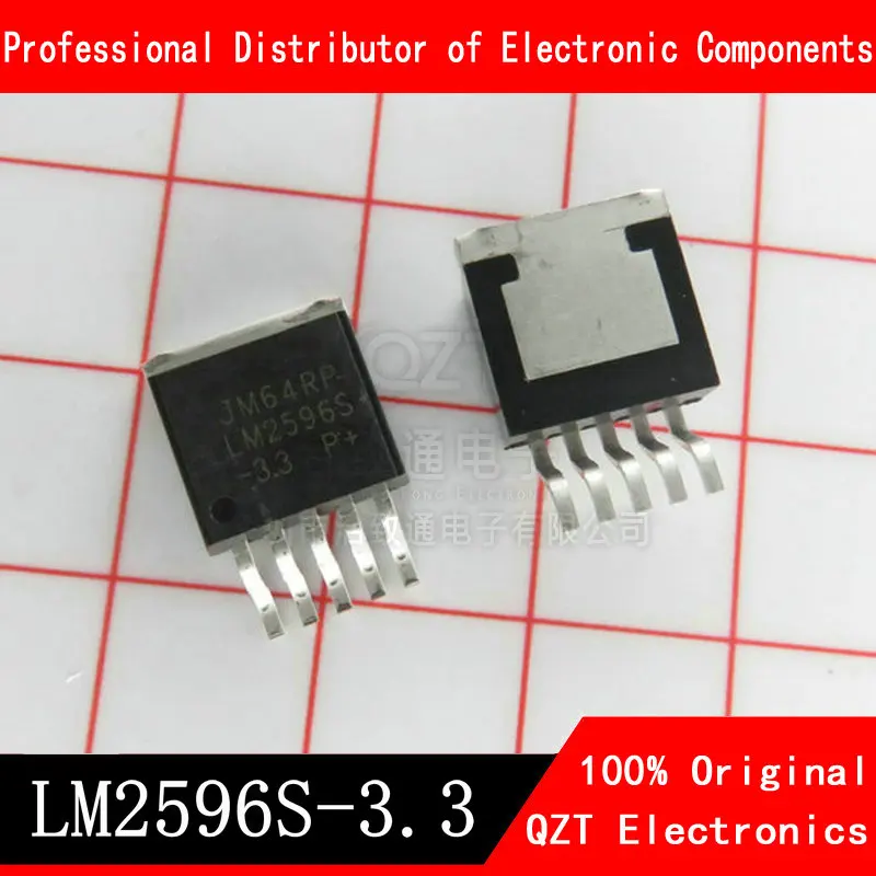 10PCS LM2596S-3.3 TO263-5 LM2596S 3.3 LM2596 TO-263-5 New and Original IC Chipset