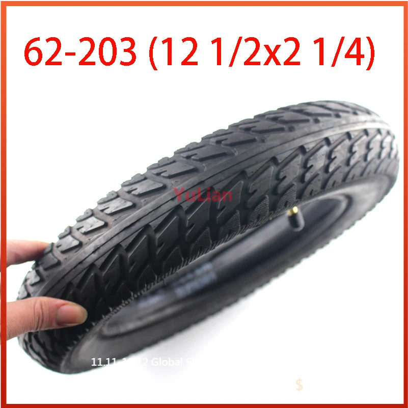 12 1 / 2 x 2 1 / 4 (62-203) tire is suitable for gas electric skateboard and electric bicycle with wheel inner tube