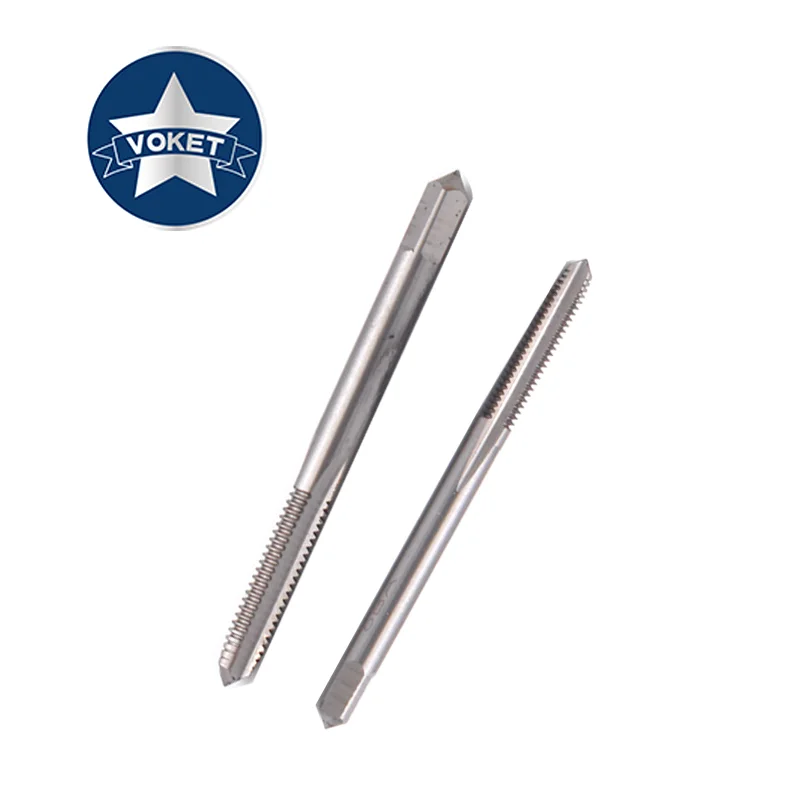 VOKET HSSE BA Tap Standard Straight groove Thread taps Hand Screw Hand Tap 1BA 2BA 3BA 4BA 5BA 6BA