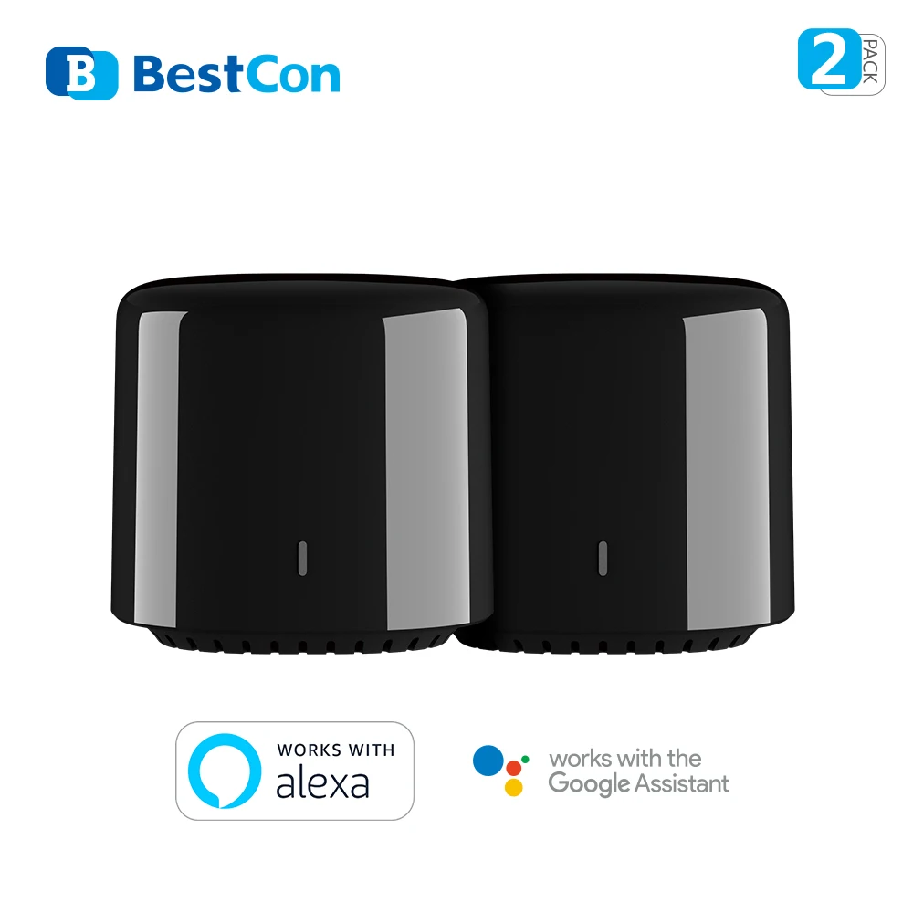 Broadlink – émetteur IR à télécommande universel, 1/2/3 pièces, RM4C mini BestCon, marque RM4, fonctionne avec Alexa et Google Home