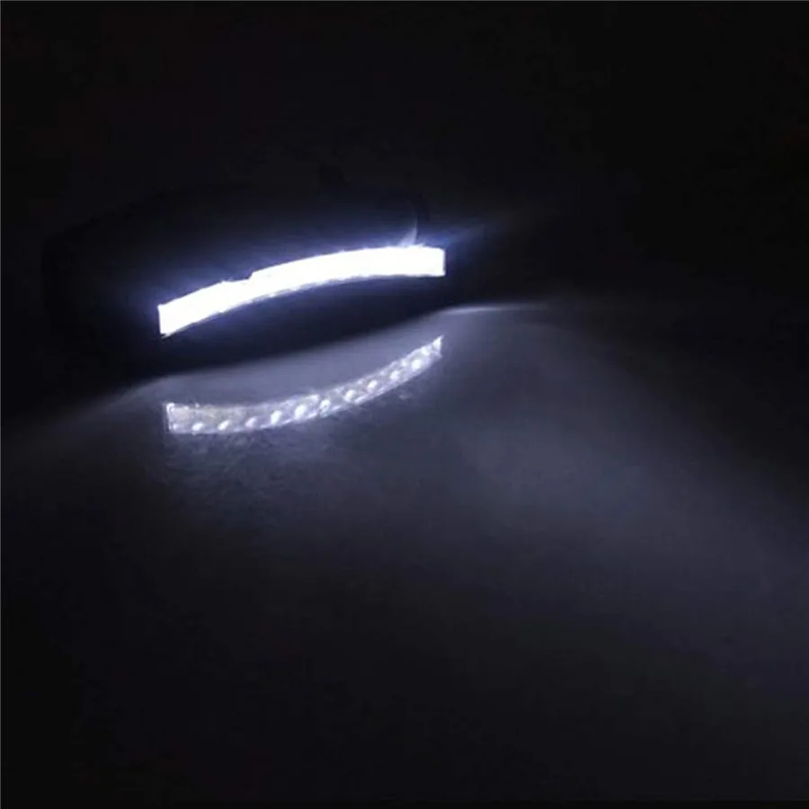 Super Bright 11 LEDs Head Cap Hat Light Battery/USB Charging Headlight HeadLamp Flashlight for Outdoor Fishing Camping Hunting