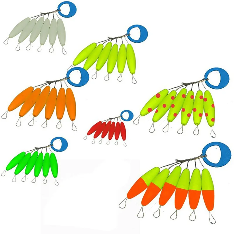 High quality 5Packs/lot Fishing Float Seven-star Beans 1#-5# Olive Fishing Float Fishing Tackle Accessories A409