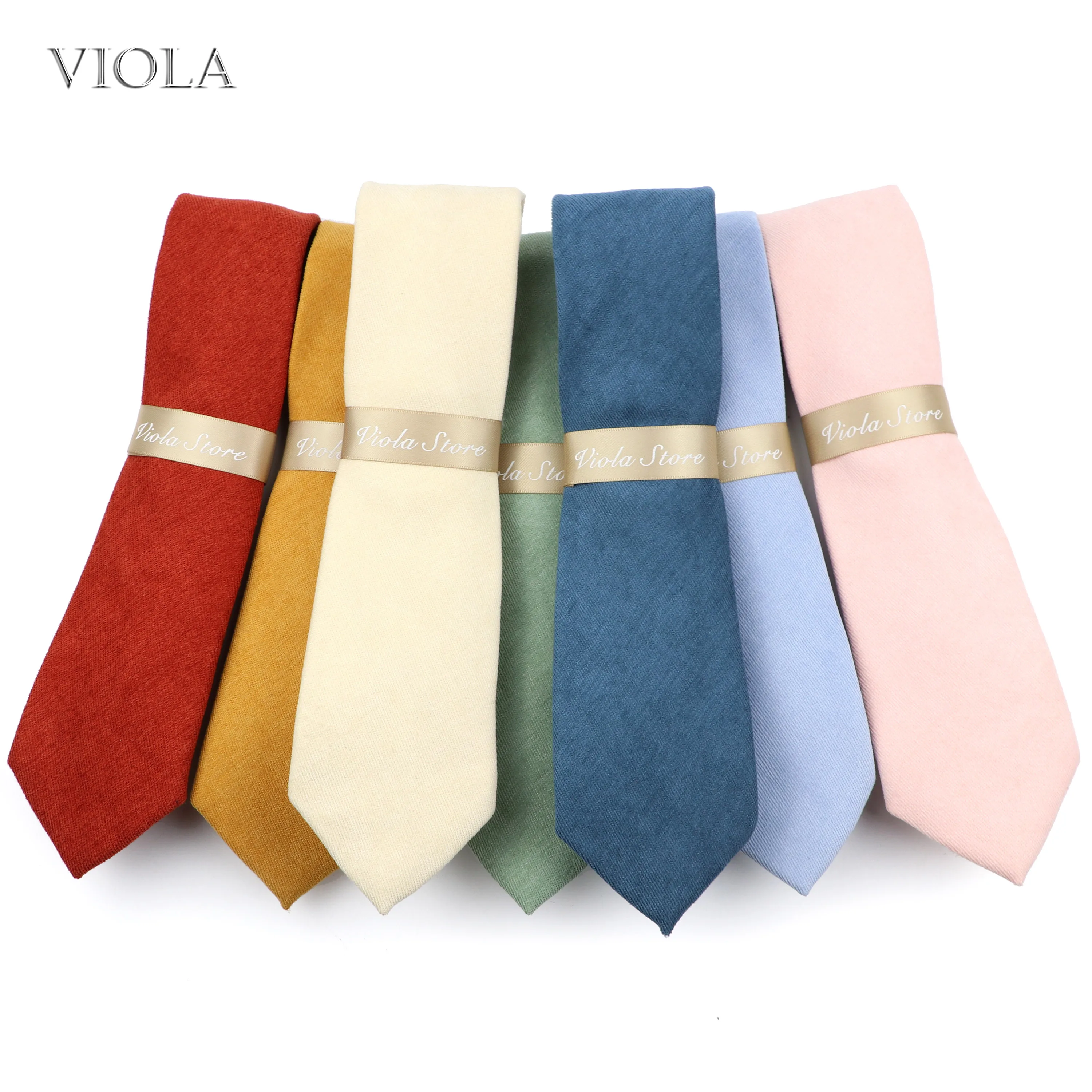 

Super Soft Cotton Corduroy Solid Colorful Necktie 7cm Mens Nice Wedding Party Suit Tie Pink Blue Red Green Cravat Gift Accessory