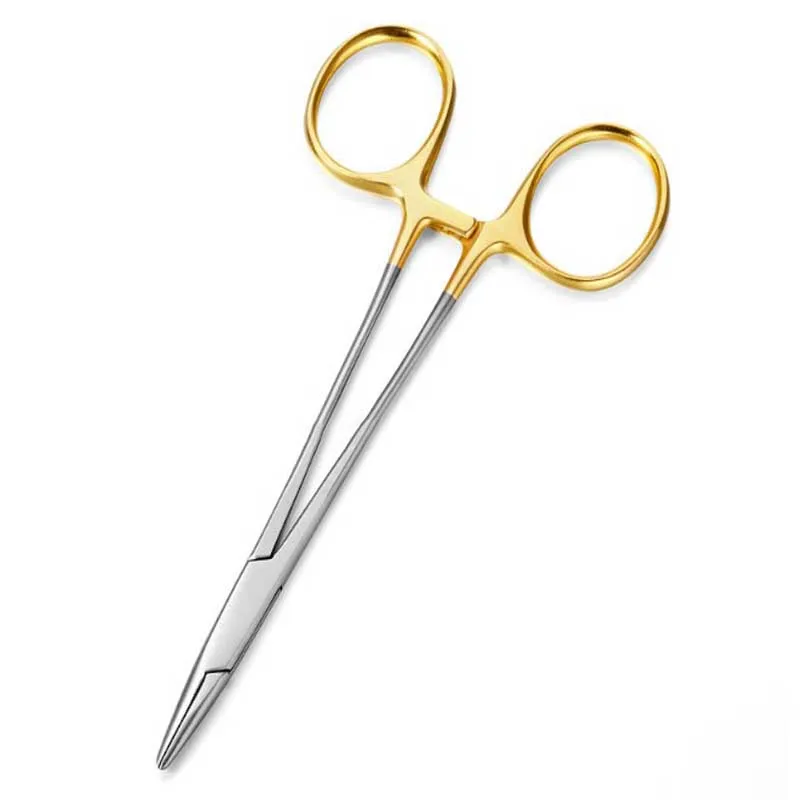 

Double Eyelids Embedding Surgical Tools Gold Handle Needle Holder Needle Clamp Cosmetic Shaping Ophthalmic Instruments