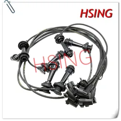 Ignition Cable Spark Plug Wire Set Fits For 1991-2001 Toyota Crown JZS133 JZS141 1JZ 2JZ ***Part No# 90919-21533 90919-21544