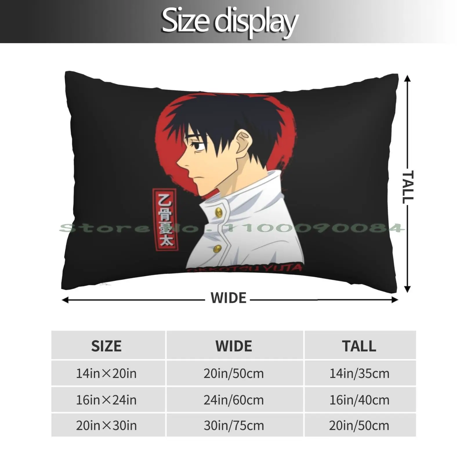 Yuta Okkotsu Jjk Pillow Case 20x30 50*75 Sofa Bedroom Txt Tomorrow By Together Yeonjun Taehyun Huening Kai Hyuka Hyunka