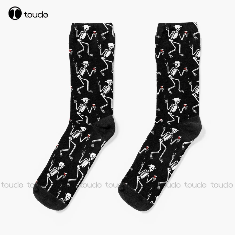 Best Seller Skull Punk Rock Social Ngiwut Band Socks Socks Youth Personalized Custom Unisex Adult Teen Youth Socks Fashion New