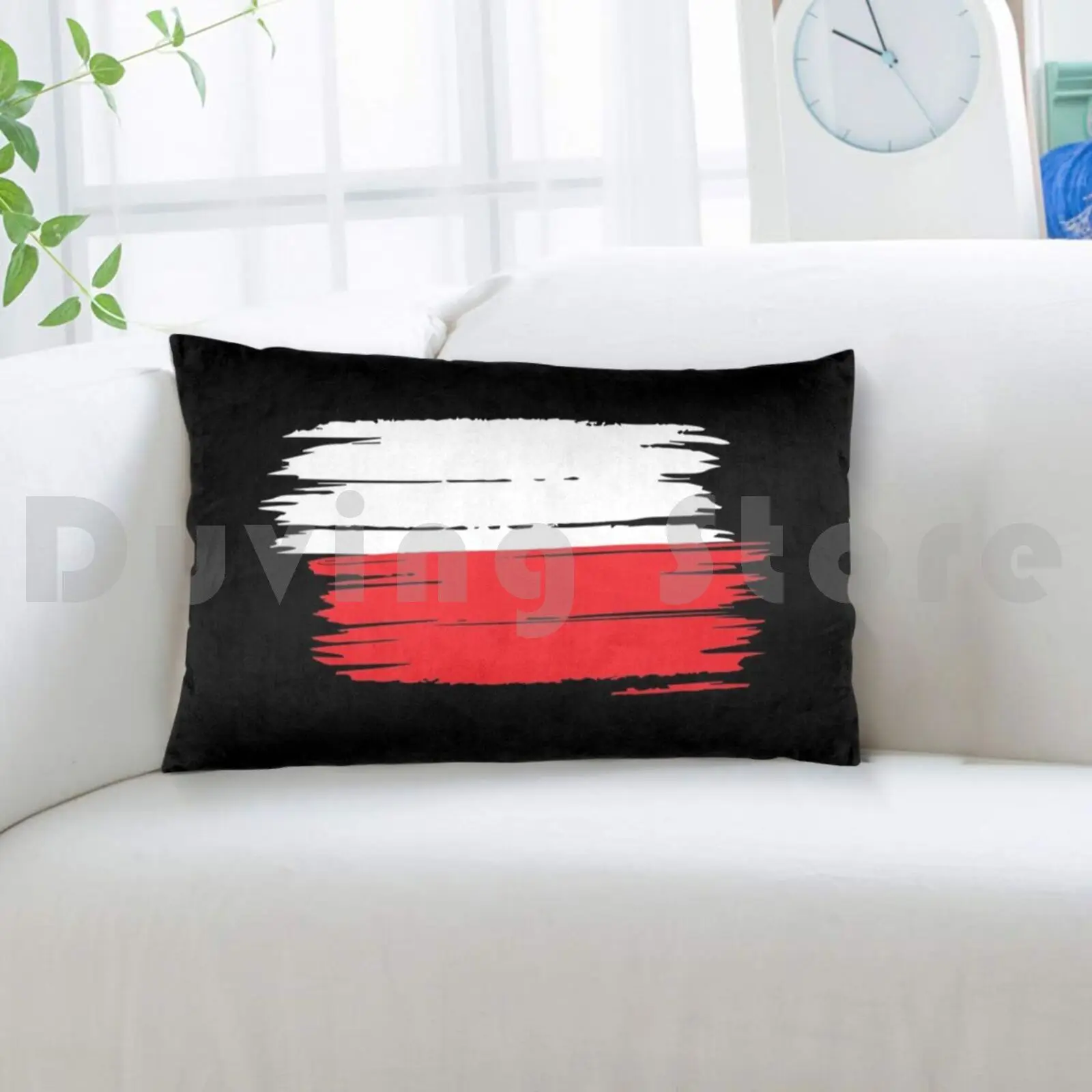 Poland Flag Pillow Case Printed 50x75 Poland Poland People I Love Poland Poland National Day Poland Patriotism