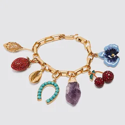 2025 New Boho Ethnic Vintage Charm Bracelets Women Jewelry Indian Retro Statement Golden Chains Bracelets Jewelry