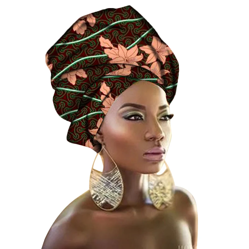 2024 Fashion African Headwraps for Women Bazin Riche African Head Scarf Head Wraps for Women/Teens, Ankara Headwraps, Head Wraps