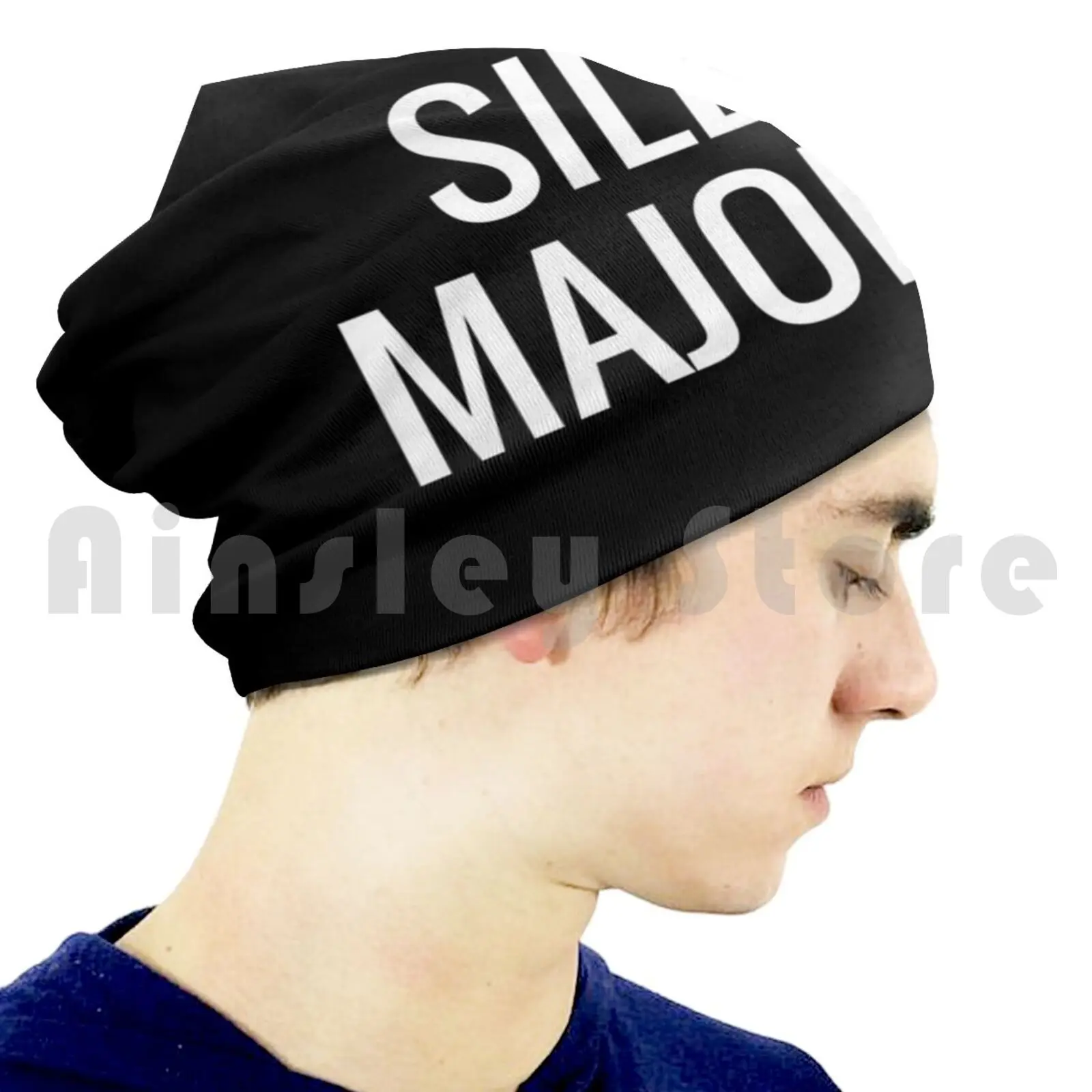 قبعة صغيرة متماسكة صامتة على طراز الهيب هوب مضادة للقناع ومضادة للحواف الصامتة الأغنام الكلام #5