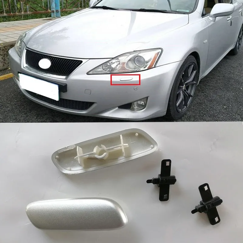 Lofty Richy For LEXUS IS250 IS300 IS350 2006 2007 2008 Headlight Headlamp Head Light Lamp Washer Nozzle Acuator Cover Cap