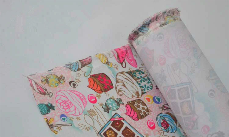 Floral Cartoon 210D PVC Wasserdichte Stoff Polster Oxford Polyester Stoff Wasserdicht Tabelle Zelt Tasche, Vorhang Möbel tuch – Detail 4