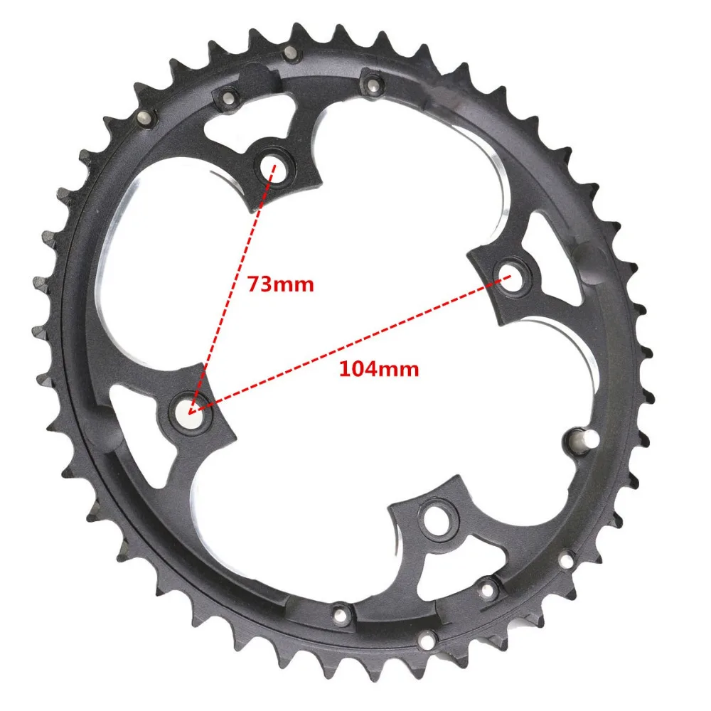 

44T 104BCD Chainring 9 Speed Crank Replacement Chain Ring for Shimano SLX XT Crankset