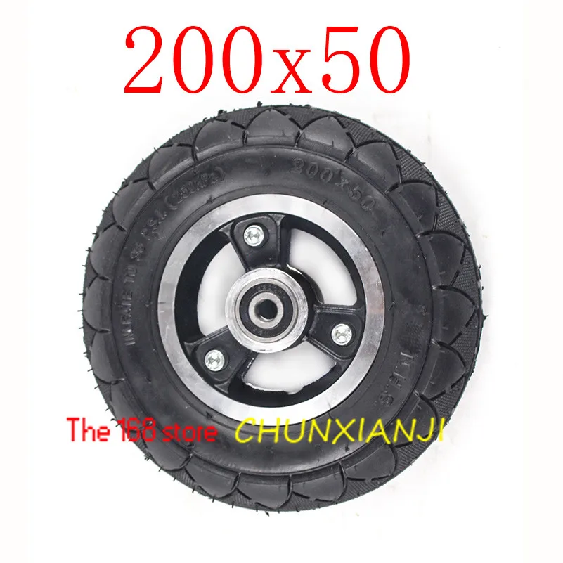 High Quality Mobility Scooter Wheelchair Tire 200 X 50 (8x2) Solid/foam Filled 200x50 for Razor E100 E125 E200  Vapo