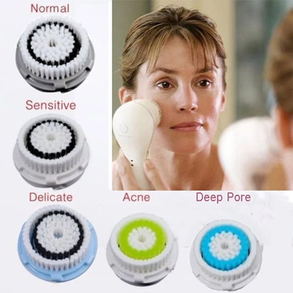 Cabezal de cepillo de limpieza Facial ultrasónico, cabezal de repuesto sónico para SMART PRO ARIA Fit PLUS Mia 1 Mia 2 y 3, poros profundos de acné,