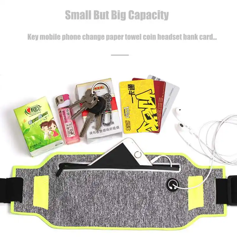 Sac de taille de course professionnel pour hommes et femmes, ceinture de sport, poudres, étui pour téléphone portable, poudres cachées, sacs de
