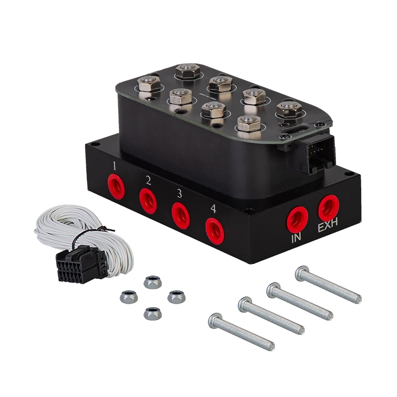 12v Solenoid Valve Air ride Suspension manifold valve control 4 Suspension 1/4npt and 1/8npt