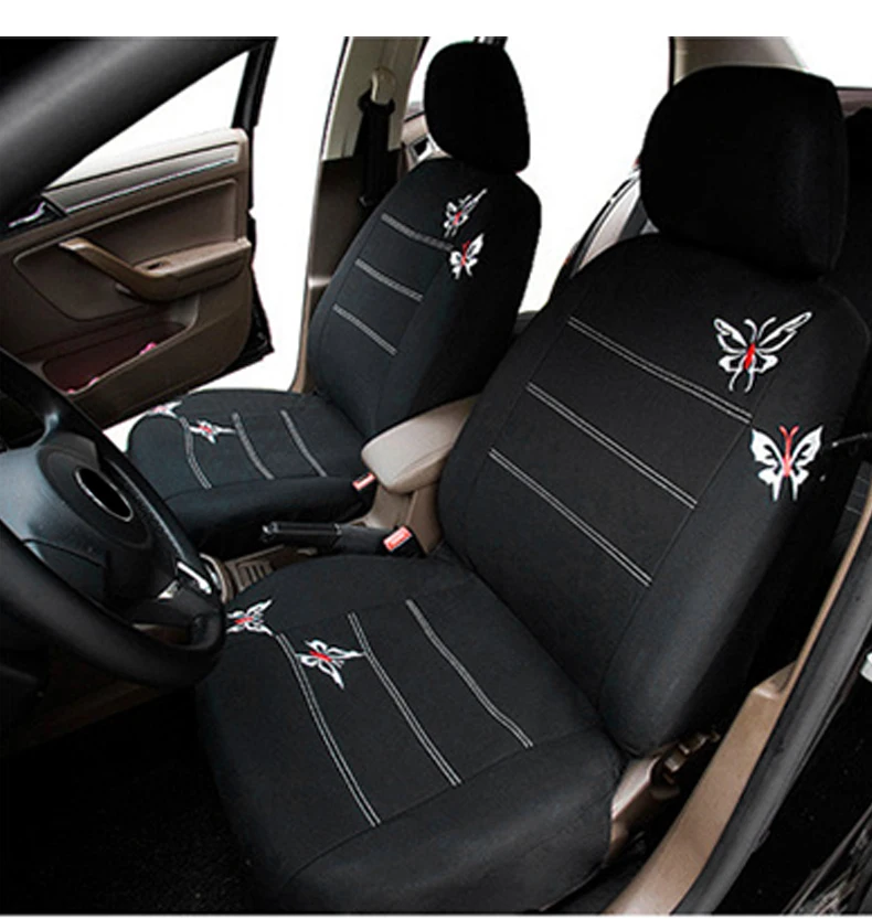 Universal Full Set Seat Mats Protector Styling Auto Interior Accessories Automotive Butterfly Car Seat Cover Car Cushion Tool