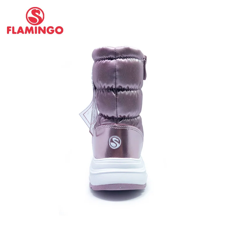 FLAMINGO Winter Wool Keep Warm Shoes Anti-slip Children High Quality Snow Boots for Girl Size 26-32 Free Shipping 202D-F1-2066