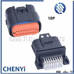 18 pin PCB curved pin waterproof Automotive Connector Ignition Harness ECU plug Replacement Parts MX23A18NF1 MX23A18NF1