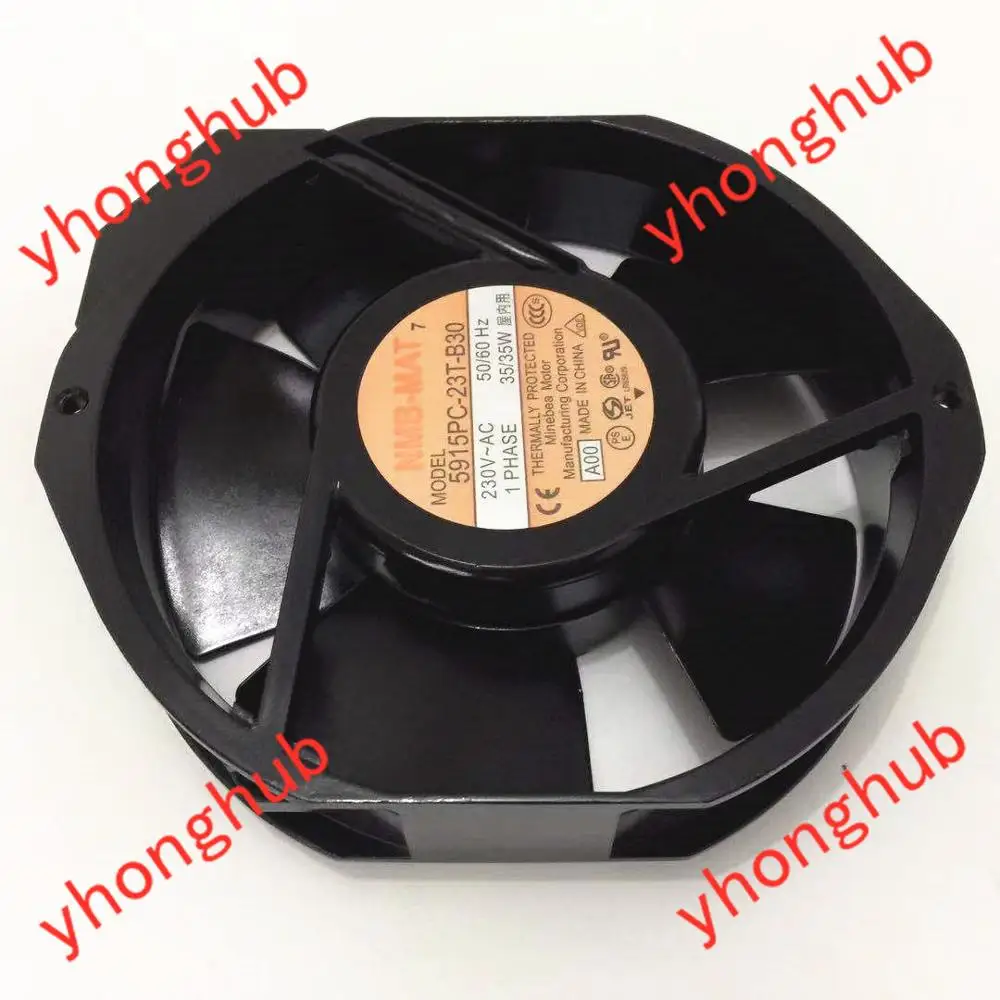 

NMB-MAT 5915PC-23T-B30 A00 AC 230V 35W 170x150x38mm Server Cooling Fan