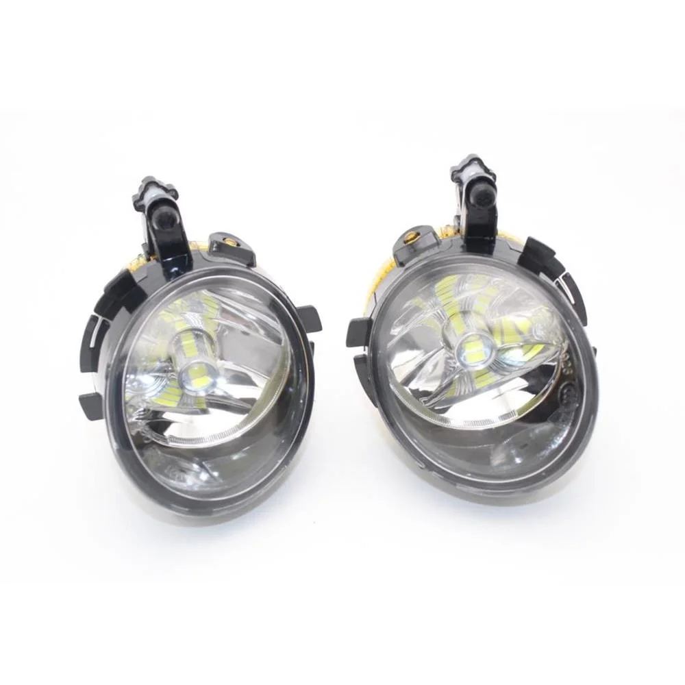 LED Car Light For Seat Ibiza 2009 2010 2011 2012 Front LED Fog Light Fog Lamp Wire Fog Light Grille Cover Bulbs Kit