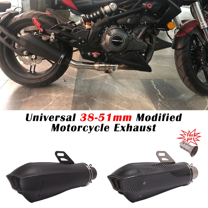 

Universal 38- 51mm Exhaust Pipe Escape Yoshimura Modify Motocross Muffler DB Killer For Z900 CB1000R PCX DUKE790 Silencieux Moto