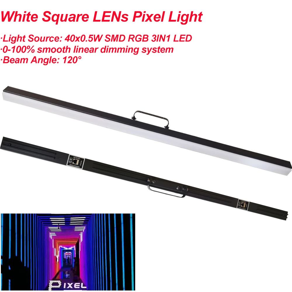 25W LED Light Bar RGB LED Pixel tube Wall Washer Dmx Bar Light  Individual Control Pixel Stage Effect Light DJ Party Bar Lights