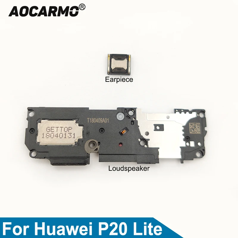 

Aocarmo For Huawei P20 Lite P20lite Top Earpiece Ear Speaker Bottom Loudspeaker Buzzer Ringer Replacement Part