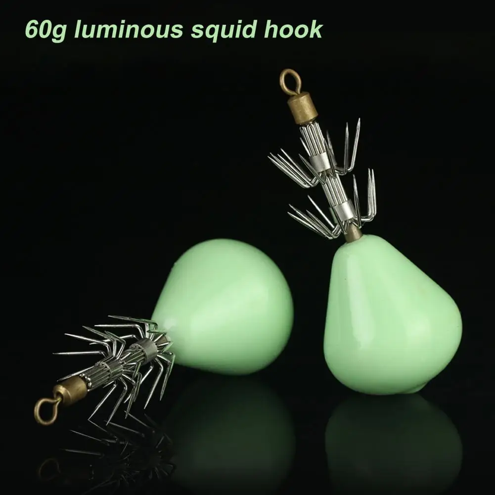 Fishing Baits Convenient Octopus Lure Portable Anti-rust  Useful Luminous Octopus Lure Fishing Baits