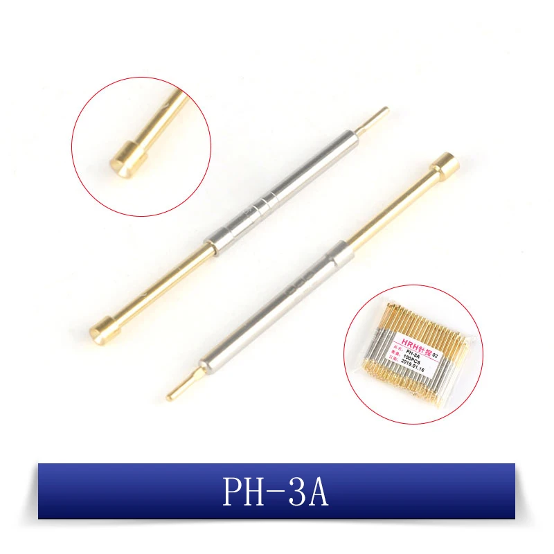 20 Pcs Testing Contact Probes Pin  PH-2A/2H/3A/3H/4A/4B/4D/4G/4H/6A/6D/6G 5A Retractable Spring Test Probe Pogo Pin