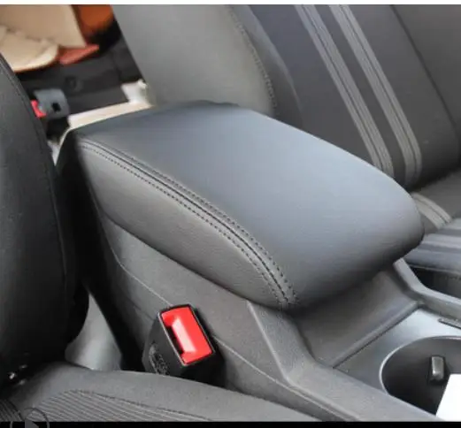 Microfibre Leather Center Armrest Cover For Volkswagen Jetta MK5 mk6 2005 2006 2007- 2012 2013 2014 2015 2016 2017 car interior