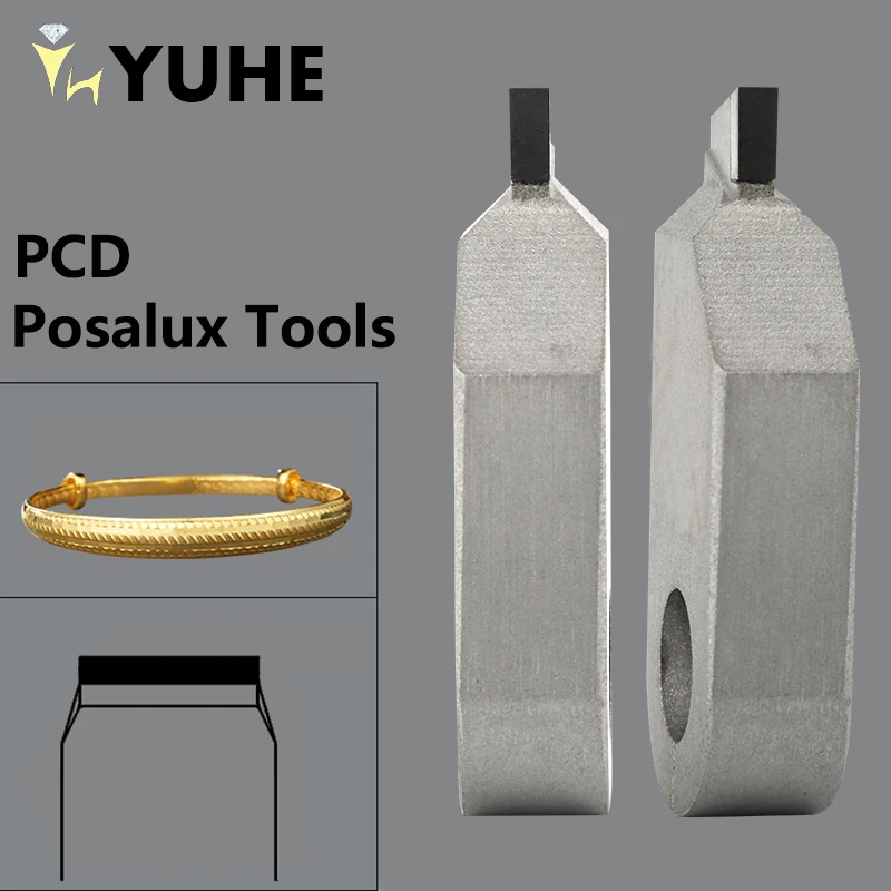 YuHe MCD Diamond Jewelry Posalux Tools Used For Machine CNC Jewelry Design Cutting Metal Carving Driling And Hand Tools