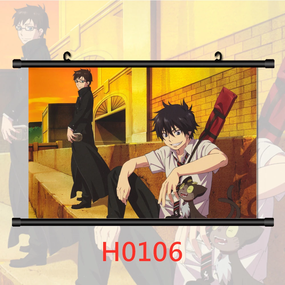 WTQ Blue Exorcist Okumura Yukio Rin Anime Retro Poster Canvas Painting Anime Posters Wall Decor Wall Art Picture Home Decor