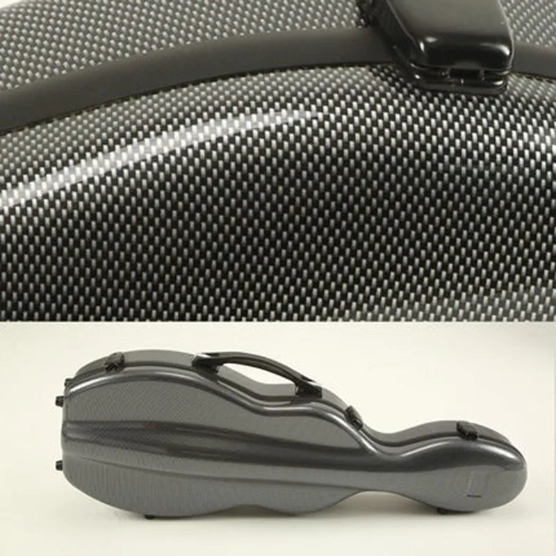 Multicolor Violin Case Carbon fiber 4/4 3/4 1/2 1/4 violin box compression-resistant double shoulder strap hygrometer