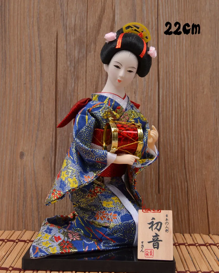 22 Cm/25 Cm Dân Tộc Geisha Nhật Bản Búp Bê Kimono Búp Bê Belle Dành Cho Cô Gái Nữ Bộ Trang Trí Nhà Thu Nhỏ Các Bức Tượng Nhỏ ZL216