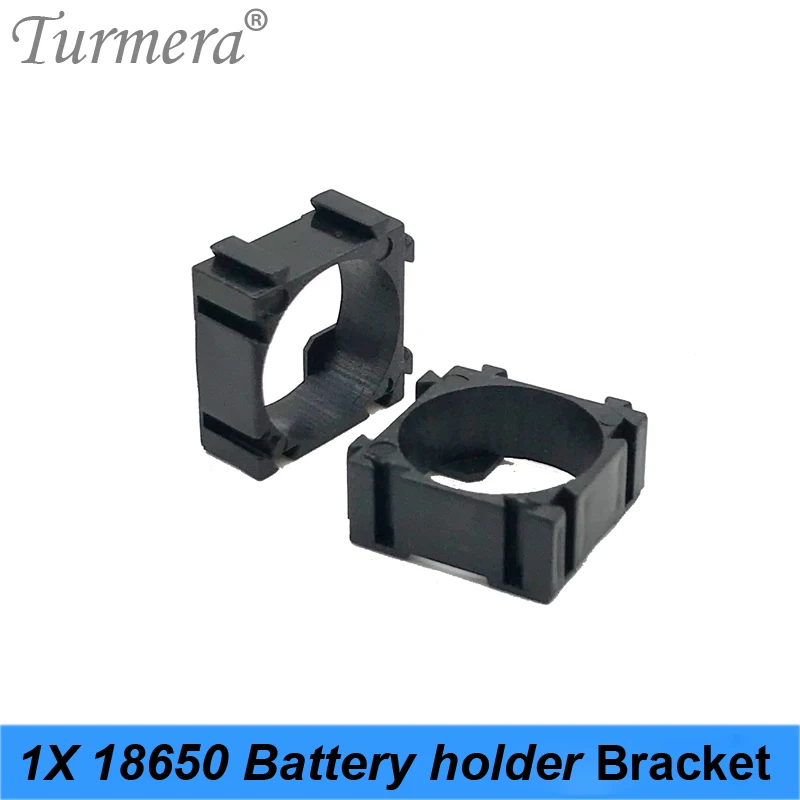 18650 Storage Box Bracket Battery Holder 18650 Li-ion Cell Holder Safety Anti Vibration Plastic Case 18650 Battery Holder Black